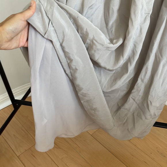 Wilfred 100% Silk Two Toned Baby Doll Dress - Picture 5 of 5